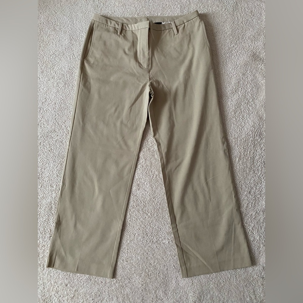 Express Tan Chinos Classic Straight-Leg